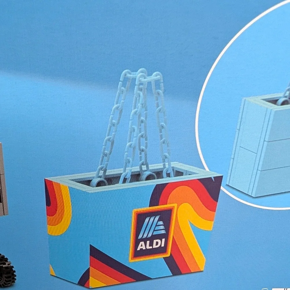 Aldi Play Building Blocks‎ Cart and Bag Toy 360 Pieces Ages 6+ Brand New